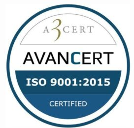 AVANCERT ISO 9001:2015 certificeret